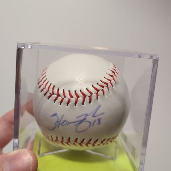 Official MLB Ball - Signed by Homer Bush - Picture 2 of 3